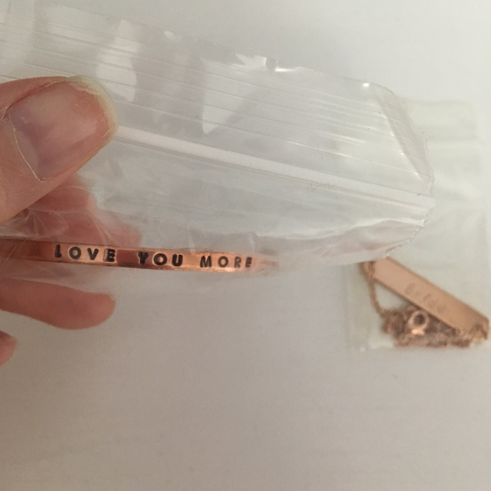 Bride to be necklace and bracelet